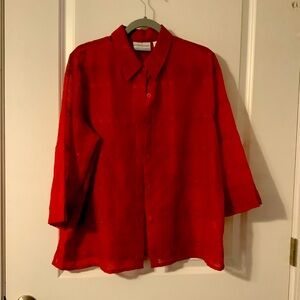 Alfred Dunner sheer shirt